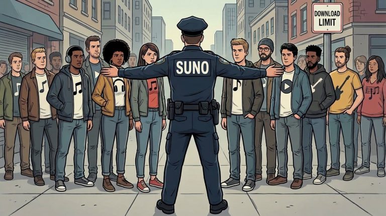 Suno Terapkan Batas Unduhan Lagu